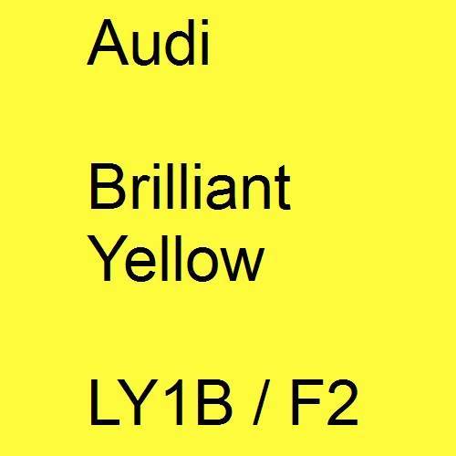 Audi, Brilliant Yellow, LY1B / F2.